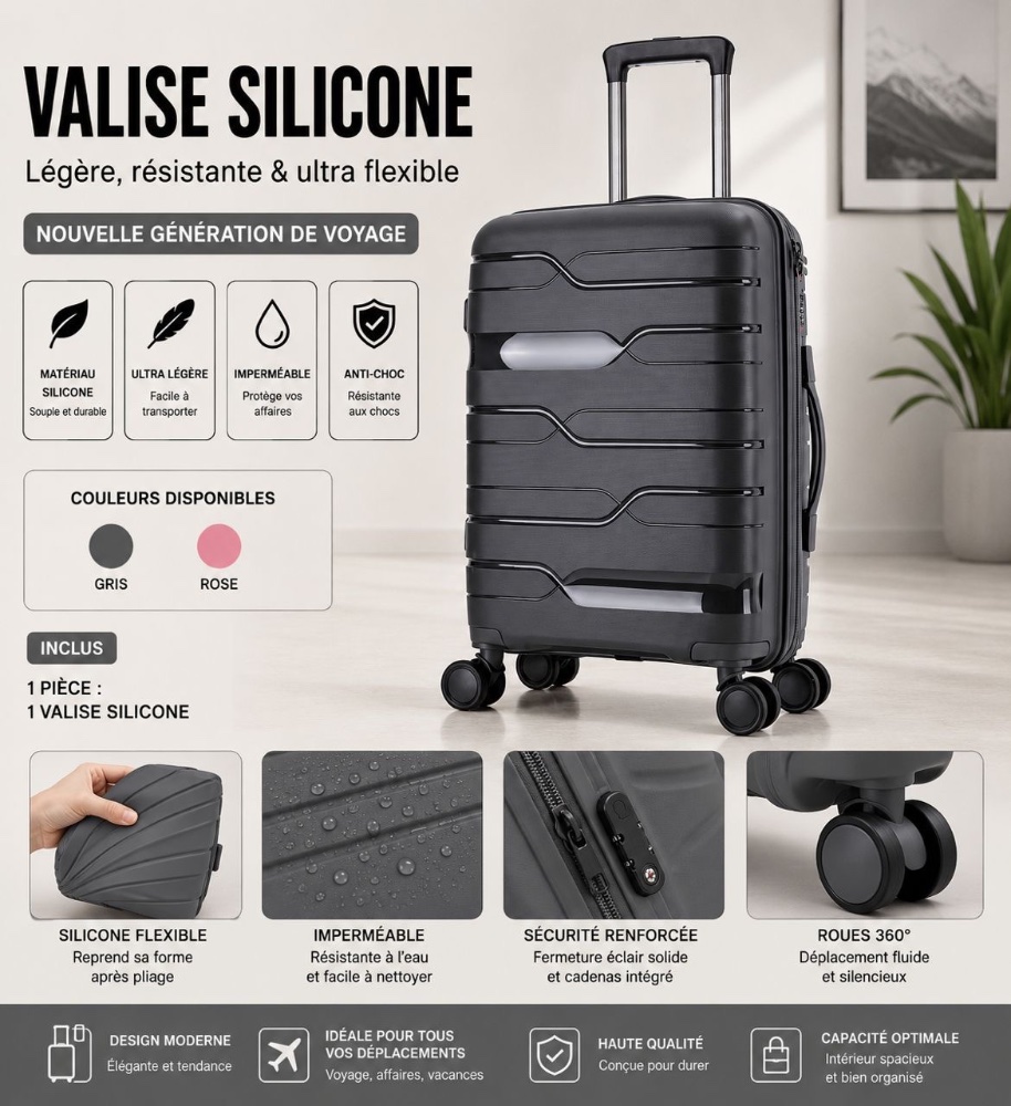Valise silicone 