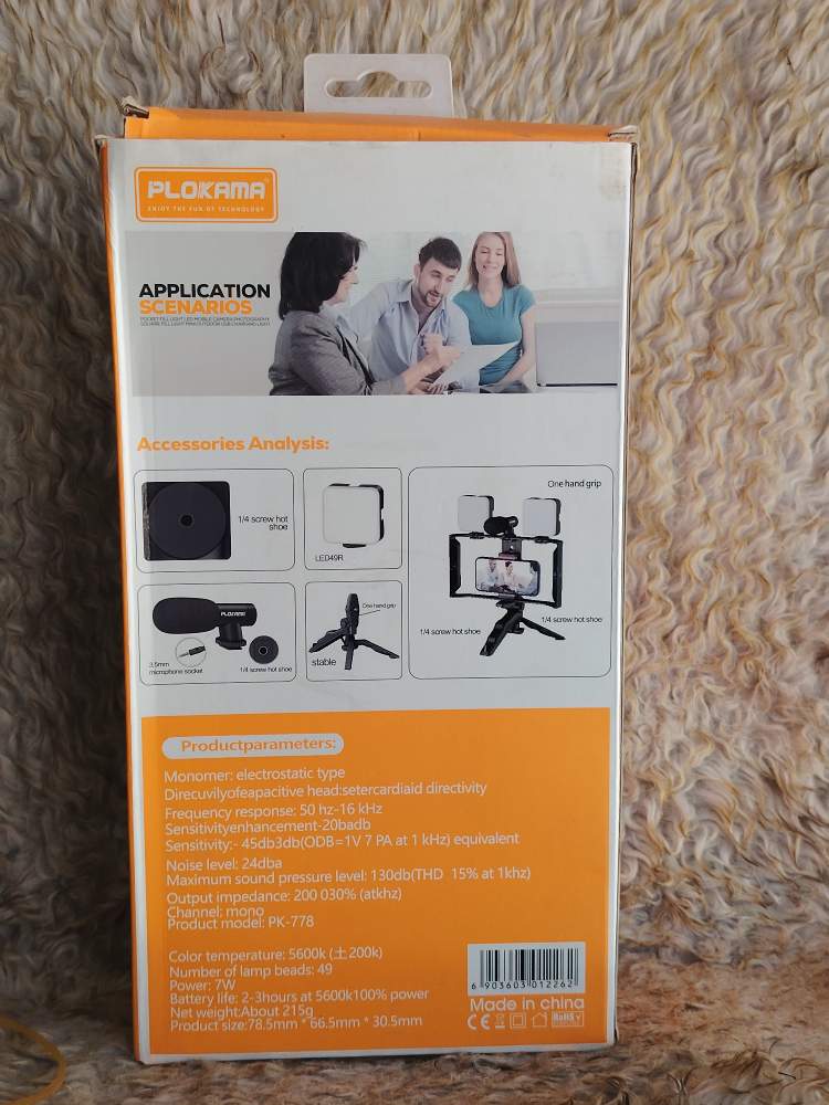 ​🌟 KIT DE SÉRIE VIDÉO PROFESSIONNEL - PLOKAMA PK-778 🌟