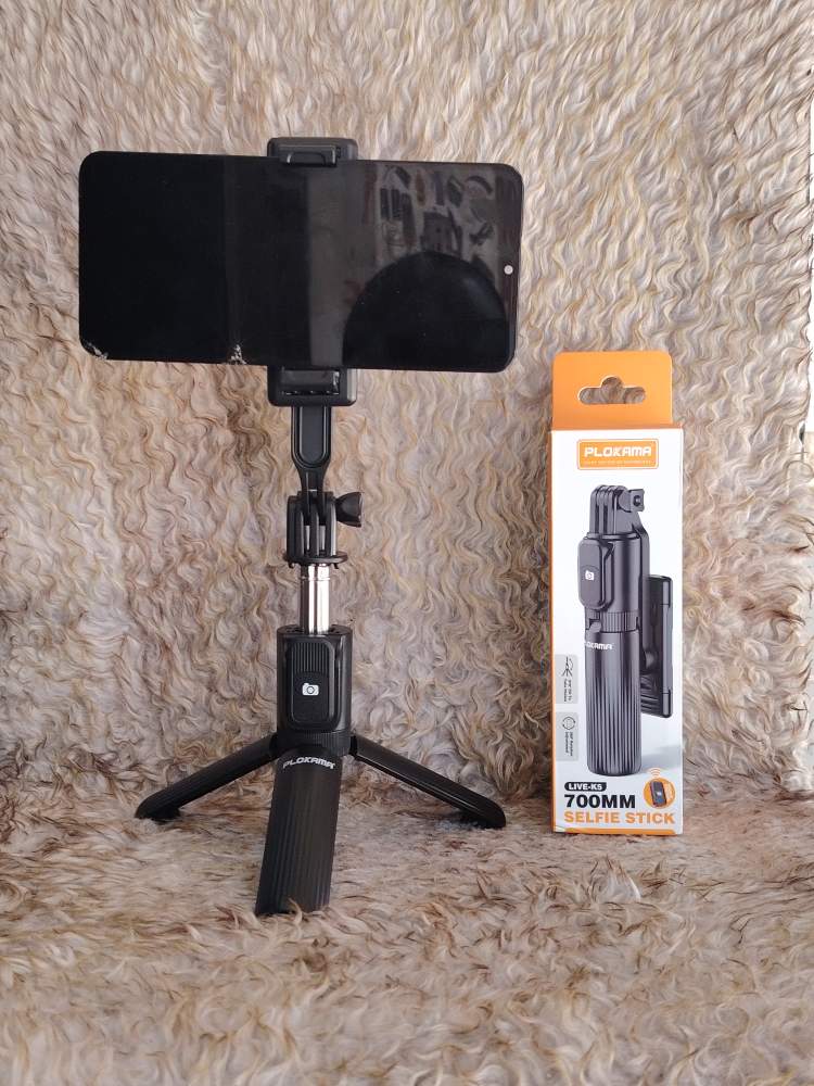 ​📸 PLOKAMA LIVE-K5 – Le Selfie Stick &amp; Trépied Tout-en-Un (700mm)