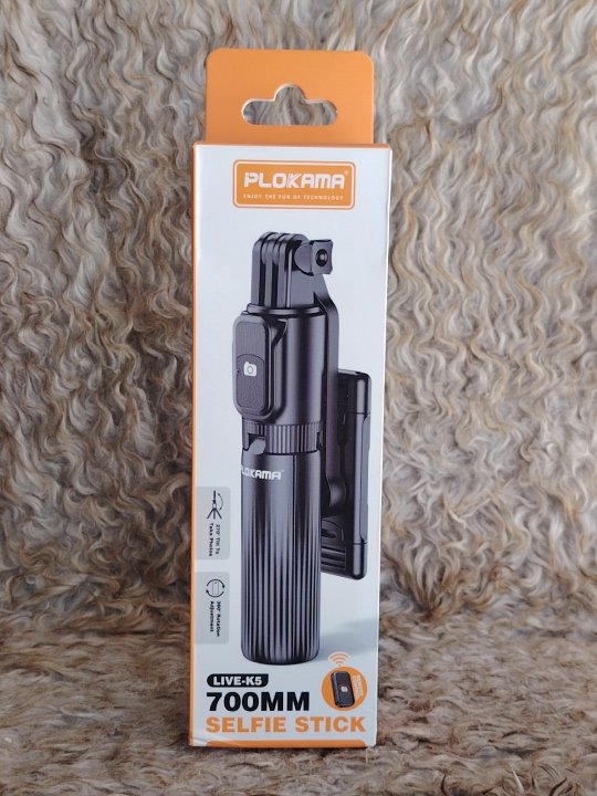 ​📸 PLOKAMA LIVE-K5 – Le Selfie Stick &amp; Trépied Tout-en-Un (700mm)