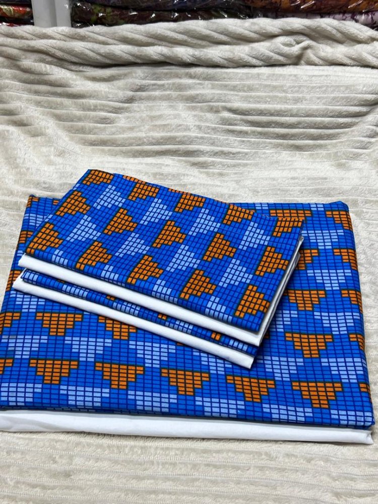 Drap deux Ton avec 2 draps et 4 oreiller 