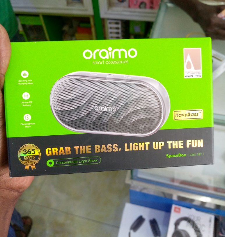 Le haut-parleur Bluetooth Oraimo SpaceBox OBS-382
