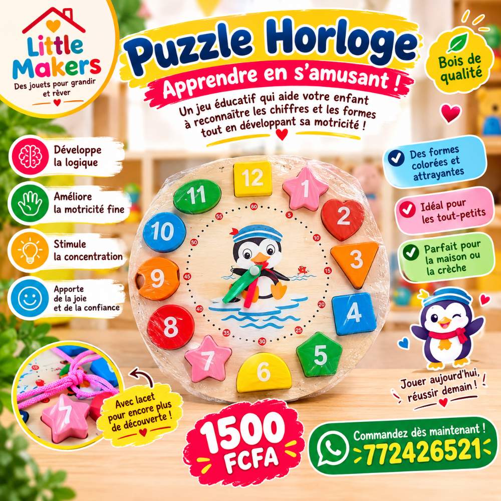 🧸✨ Little Makers 🎨 Jouets d’éveil &amp; éducatifs 🧠 Apprendre en s’amusant ! 💛 Éveillons la créativité des petits  - Photo 3