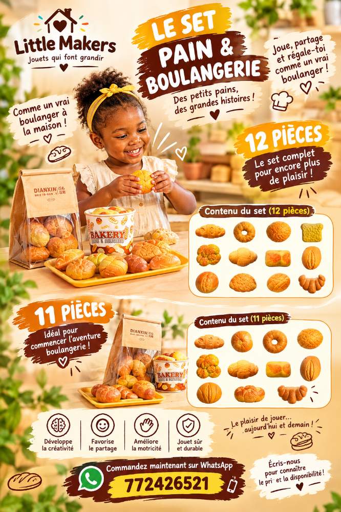 🧸✨ Little Makers 🎨 Jouets d’éveil &amp; éducatifs 🧠 Apprendre en s’amusant ! 💛 Éveillons la créativité des petits .