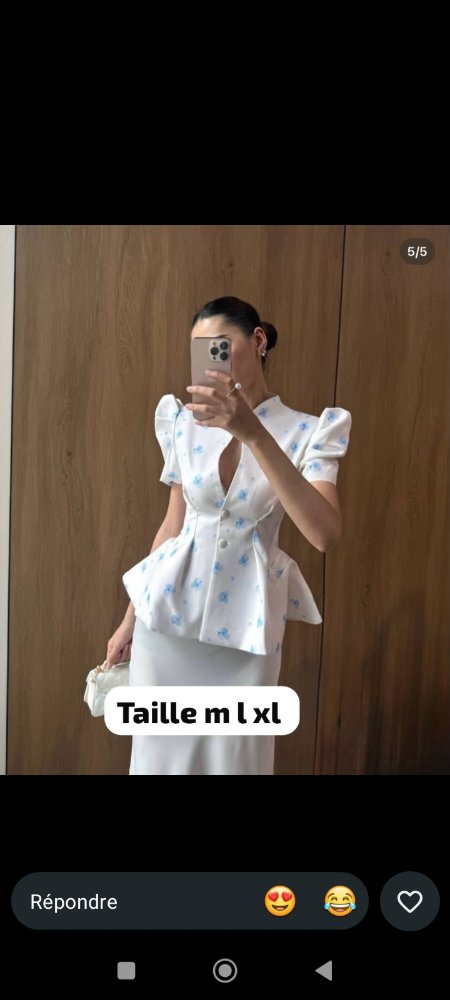Haut en soie 
