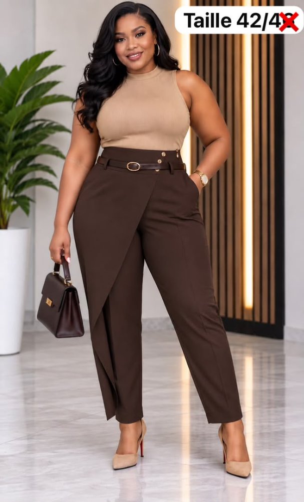 Pantalon asymétrique 