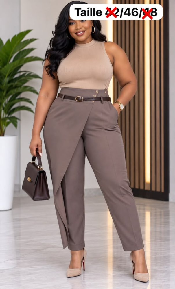 Pantalon asymétrique 